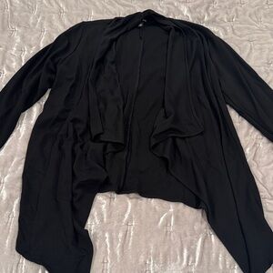 Women's Black Drape Jacket